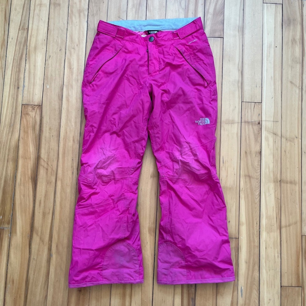 The North Face Girls Pink DryVent Insulated Snow Pants EZ Grow Size M 10/12